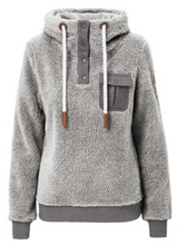 Load image into Gallery viewer, FAY SHERPA FLEECE - DARK HEATHER GREY
